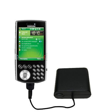Emergency AA Battery Charge Extender for the Samsung SCH-i760 - Gomadic Brand w/ TipExchange Technology