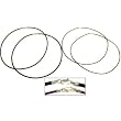 Leather Cord Necklaces 18" 4Pc Set