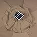 Trademark Innovations Deluxe Solar Powered LED Lighted Patio Umbrella, 9-Feet, Tan
