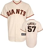Randy Johnson Jersey: Adult 2010 Majestic Home Ivory Replica #51 San Francisco Giants Jersey - Small