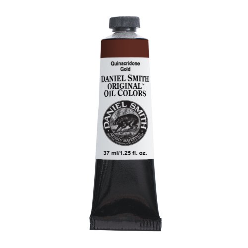 Daniel Smith Original Oil Color 37ml Paint Tube, Quinacridone, Gold