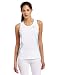 Mizuno Women's Creation Singlet (White-Blue Atoll, Medium)