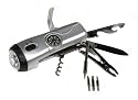 Delk 40038 10-Function Adventure Compact Multi-Function Tool, Silver