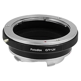 Fotodiox Lens Mount Adapter, Contax Yashica (C/Y CY Mount) Lens to Leica M Adapter, fits Leica M8, M9, Ricoh GXP Mount 12 with Leica Module