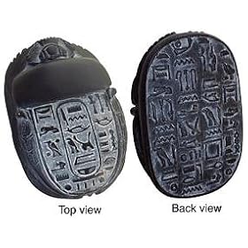 Egyptian Scarab : Egyptian Museum, Cairo. New Kingdom, 1550-1196 B.C.