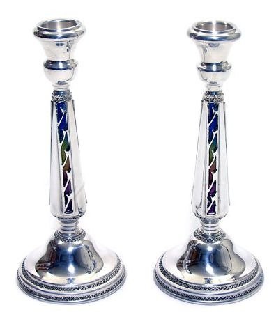 Rainbow Candleholders by S. Nadav ( 6.25