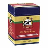 GJO20050 - Stir Sticks, Plastic, For Hot/Cold, 1000/BX, White and Red
