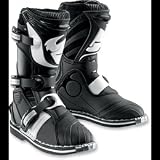 Thor Youth Quadrant Boots , Color: Black, Size: 6 XF3411-0187