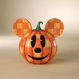 JIM SHORE HALLOWEEN MICKEY MOUSE Pumpkin Head Lighted