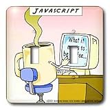 Londons Times Funny Food Coffee other Digestibles - Javascript - Light Switch Covers - double toggle switch