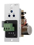 TOA M-01S Microphone Input Module, Balanced, 200 Ohms, Lo-Hi Cut Filters, Screw Terminals