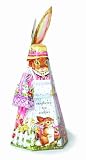 Too Good Gourmet Mama Bunny Storybook Cookie Box with Raspberry Tea Cookies, 4-Ounce Gift Box (Pack of 4)