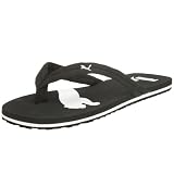 PUMA Basic Flip 341442, Unisex - Erwachsene, Sandalen/Zehentrenner, Schwarz (black-white 01), EU 35.5 (UK 3) (US 4)