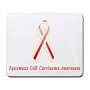 Squamous Cell Carcinoma Awareness Ribbon Mouse Pad