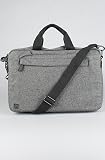 Hex Watches The Varsity Laptop Bag in Charcoal Wool,Bags (Messenger/Utility) for Unisex, One Size,Charcoal