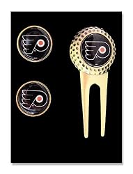 Philadelphia Flyers Divot Tool Golf Ball (2) Marker Set