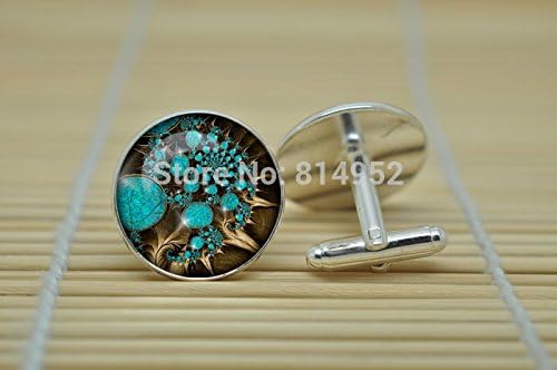 Pretty Lee Nebula Kepler'S Supernova Jewelry Cufflinks Galaxy Space Universe Cufflinks In Silver Glass Cabochon Cuff Links C0813
