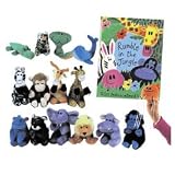 Rumble In The Jungle Book & Puppet Set
