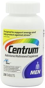 Centrum Ultra Men's Multivitamin/Multimineral Supplement, 200 Tablets
