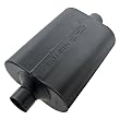 Flowmaster 952545 Super 40 Muffler - 2.50 Center In / 2.50 Center Out - Aggressive Sound
