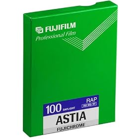 Fujifilm Fujichrome Astia RAP 100F Color Slide Film ISO 100, 4 x 5, 50 Sheets,... by Fuji