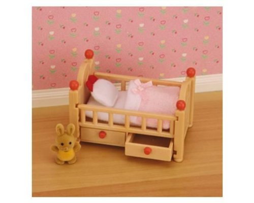 Childrens Toyshop  Toys : Sylvanian Families Baby Crib