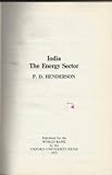 India, the energy sector