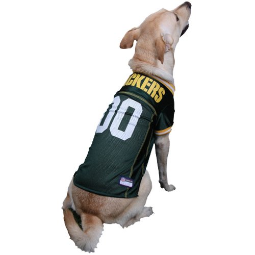 Green Bay Packers Green Mesh Pet Football Jersey (Medium)