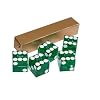 Trademark Poker 19mm A Grade Serialized Set of Casino Dice (Green)