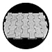 Carrara Marble Italian White Bianco Carrera Basketweave Mosaic Tile with Bardiglio Gray Dots Polished