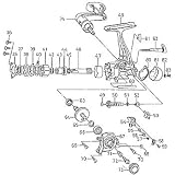 �_�C��(Daiwa) ���r�A�X 3000 �p�[�c:�x�A�����O���e�B�i�[SC(���iNo.036) 10A:448