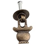 5個入り アンティーク調 引き手 取っ手 キャビネットプルハンドルリング　キッチン家具 装飾用 1.7*3.5cm