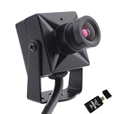Super Mini 1/3" Color CMOS Video Audio CCTV Security Camera With Microhpone Plus AGPtek USB 2.0 All-in-one Card Reader