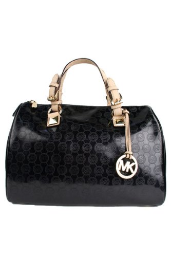 Michael Kors Grayson Large Satchel With MK Logo