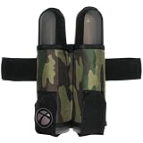 Gen-X 2 Pod Paintball Harness with Belt + 2 Pods - Black