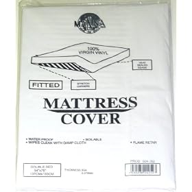 Sleep Safe Vinyl Waterproof Mattress Cover Single Bed