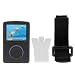 Durable Flexible Soft Black Silicone Skin Case with Belt Clip and Armband for Sandisk Sansa Fuze