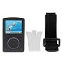Durable Flexible Soft Black Silicone Skin Case with Belt Clip and Armband for Sandisk Sansa Fuze