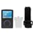Durable Flexible Soft Black Silicone Skin Case with Belt Clip and Armband for Sandisk Sansa Fuze