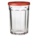 Working Glass Tumbler with Lid Set of 4 - Large
