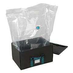 Wenko 7450012100 Vakuum Space Box L - mit Vakuum-Tasche, atmungsaktives Vlies, 70 x 19 x 47 cm, anthrazit-t�rkis