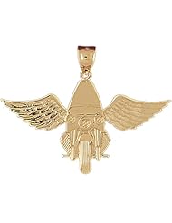 CleverEves 14K Gold Pendant Law Enforcement Inspired 6.2 - Gram(s)