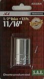 Ace 1/2 Drive 12 Point Socket (23634-40A)