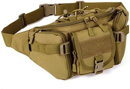 Tamm Outdoor Backpack Waist Bag Hiking Cycling Daypack Climbing Camping Outdoor Sports Tactical One Shoulder Sling Bags Ranger Backpacks 15-Mud Color