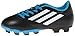 adidas Performance Conquisto Firm-Ground J Soccer Cleat ,Black/White/Solar Blue,1.5 M US Little Kid