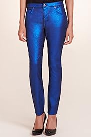 Limited Collection Metallic Skinny Denim Jeans