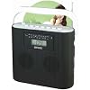 Duronic RCD025B Portable Black CD Player with AM/FM Radio - Connect & play from MP3 Player/Ipod/Iphone