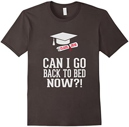 Men's Class of 2016 Funny Graduation Shirt Large Asphalt