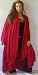 DARK RED JACKET DUSTER TIES LAYER LAGENLOOK - FITS - S M L - B877 LOTUSTRADERS