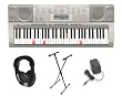 Casio LK270 Premium Pack with Power Supply, Keyboard Stand and Professional Closed Cup Stereo Headphones